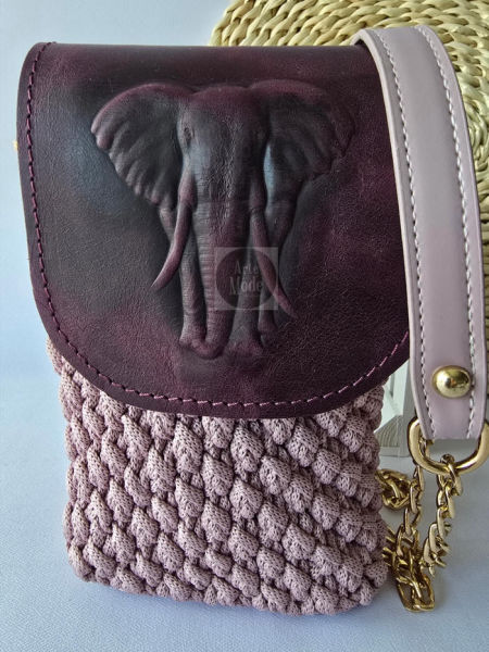 ETUI PHONE BAG - KOLOR BRUDNY RÓŻ DOSTĘPNE OD RĘKI - ArteMode zdjęcie 1
