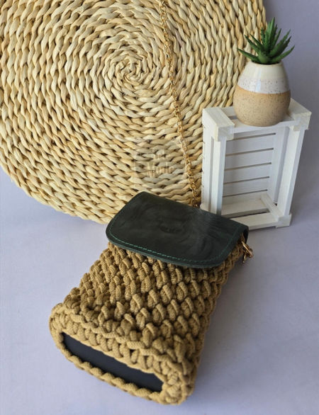 ETUI PHONE BAG - KOLOR ZŁOTY BEŻ DOSTĘPNE OD RĘKI - ArteMode zdjęcie 2