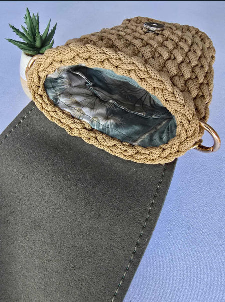 ETUI PHONE BAG - KOLOR ZŁOTY BEŻ DOSTĘPNE OD RĘKI - ArteMode zdjęcie 3