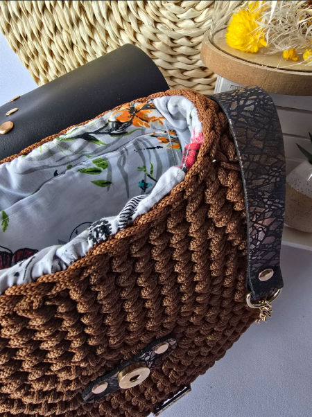 TOREBKA CHIARA - KOLOR CYNAMON DOSTĘPNA OD RĘKI - ArteMode zdjęcie 2